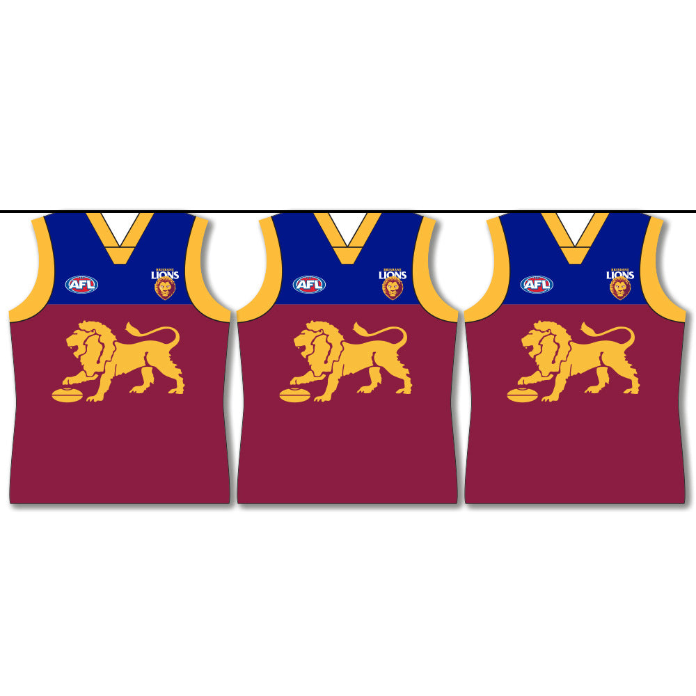 Brisbane Lions Party Bunting 4m