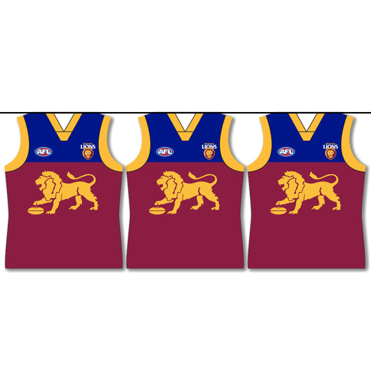 Brisbane Lions Party Bunting 4m