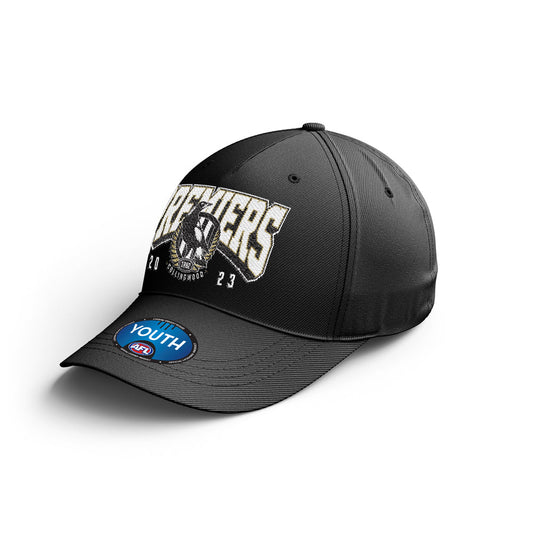 SALE SALE SALE                                       Collingwood Magpies 2023 AFL Premiers Youth  Cap P1 Small Sizing Fits 1- 5years