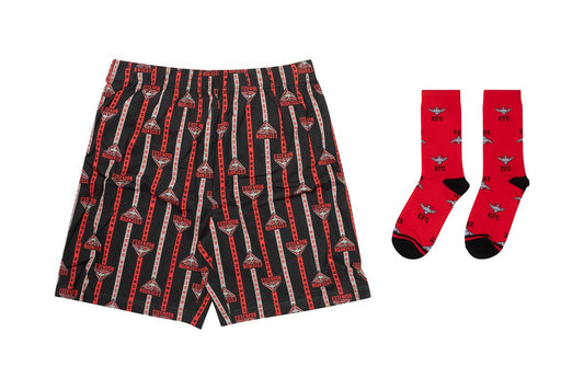SALE SALE SALE      Essendon Bombers Men's Boxer Shorts & Sock Gift Pack