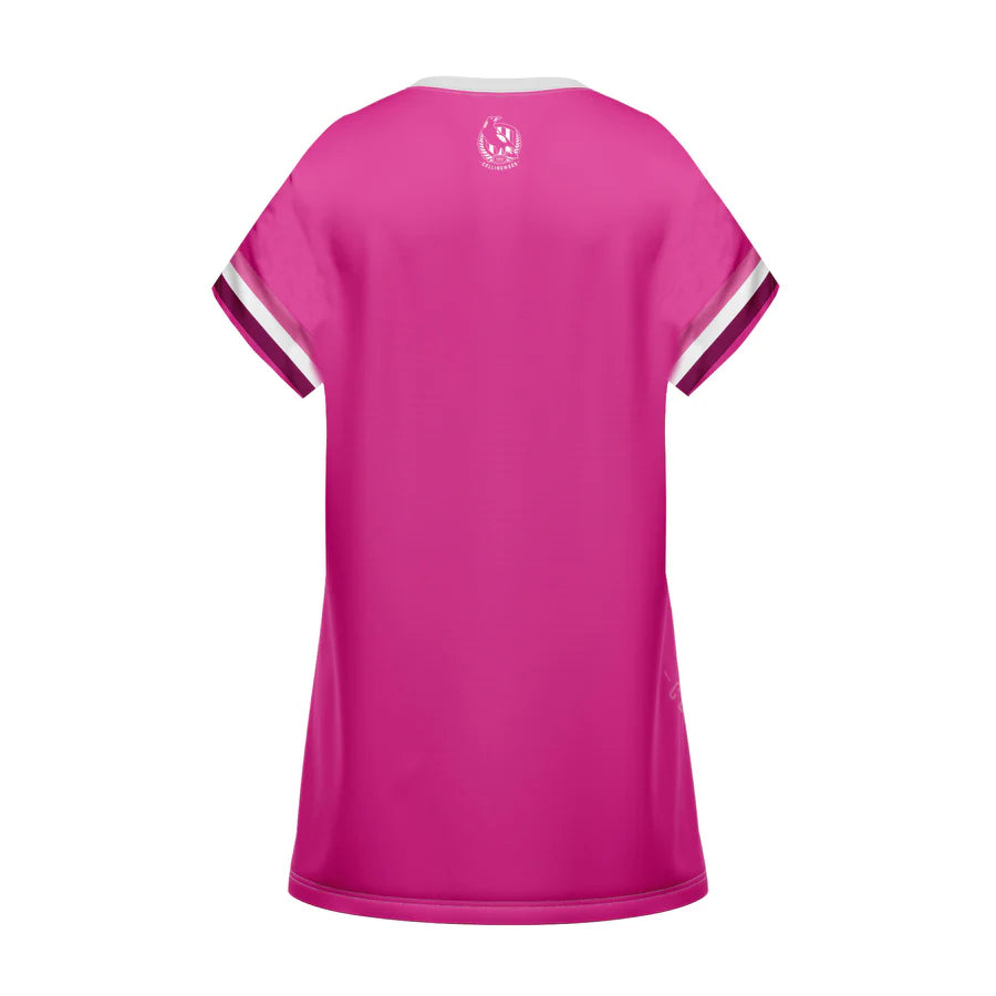 Collingwood Magpies Girls 'Fuchsia Force' T-Shirt Dress