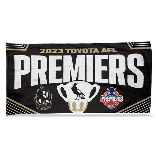 SALE SALE SALE  Collingwood Magpies 2023 Premiers Team Beach Towel