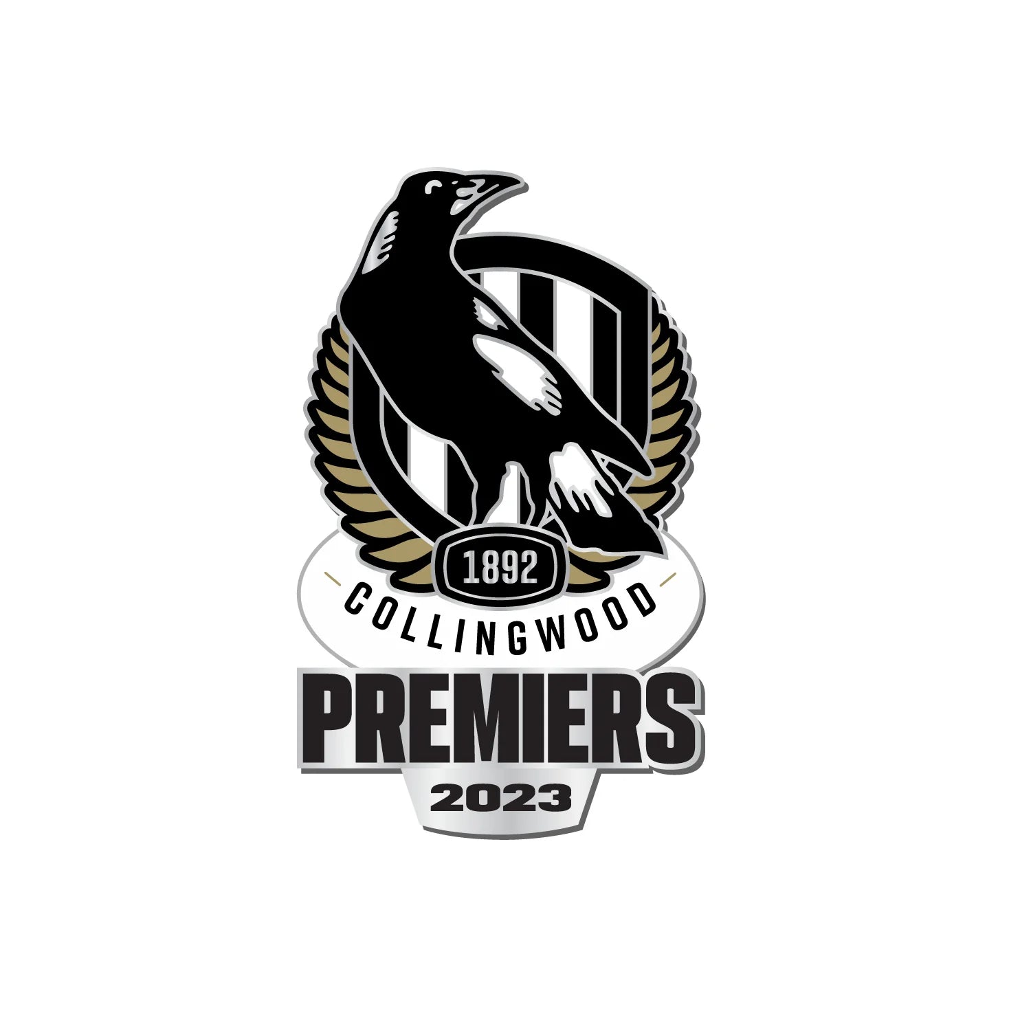 Collingwood Magpies 2023 Premiers Logo Pin – Exclusive Collections ...