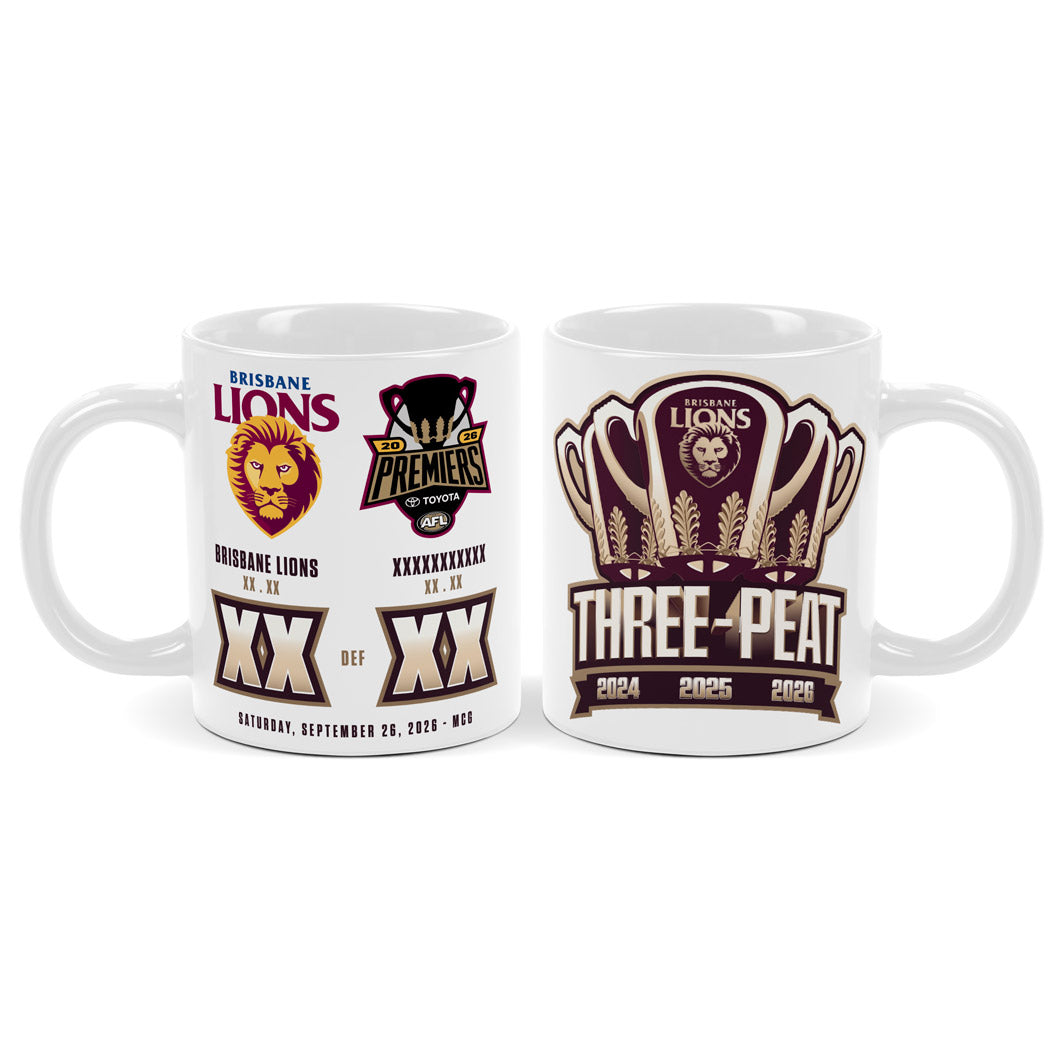 Brisbane Lions 2026 Premiership Coffee Mug (Pre Order)