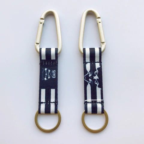 Geelong Cats AFL Carabiner Detachable Keyring