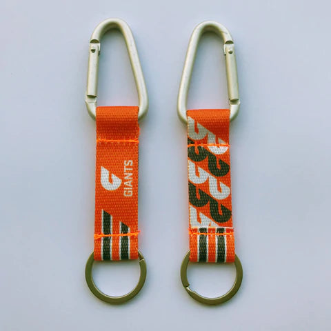 GWS Giants AFL Carabiner Detachable Keyring