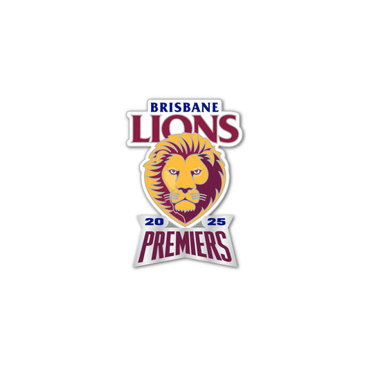 Brisbane Lions 2025 Premiers Logo Pin (Pre Order)