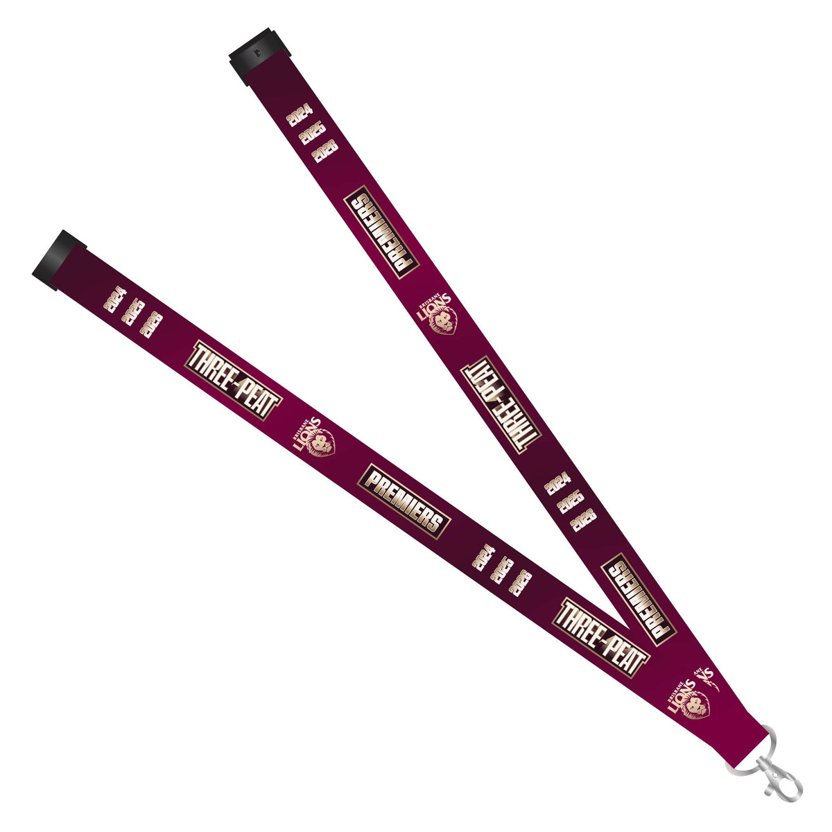 Brisbane Lions 2026 Premiers Logo Lanyard (Pre Order)