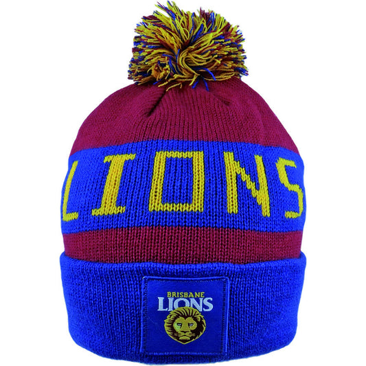 SALE SALE SALE       Brisbane Lions Bar Beanie