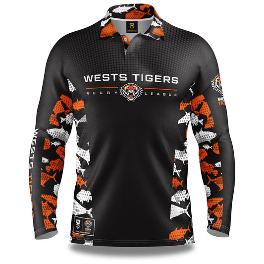 SALE SALE SALE          Wests Tigers "Reef Runner’ Fishing Shirts