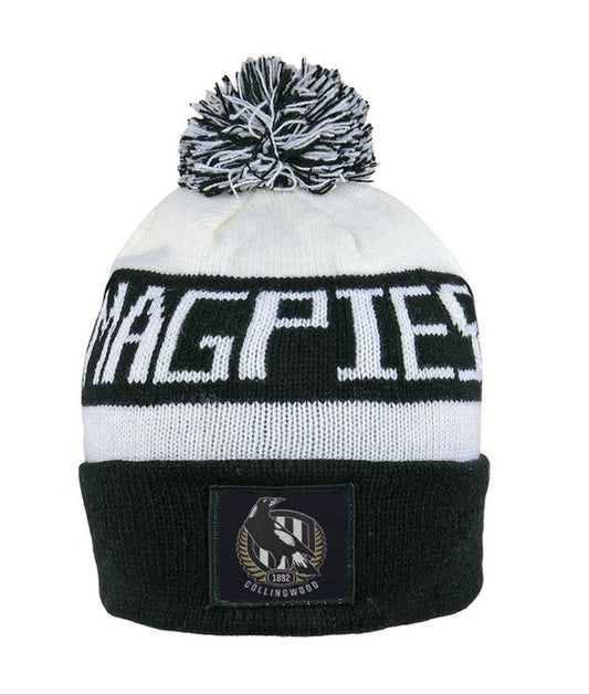 SALE SALE SALE Collingwood Magpies Bar Beanie