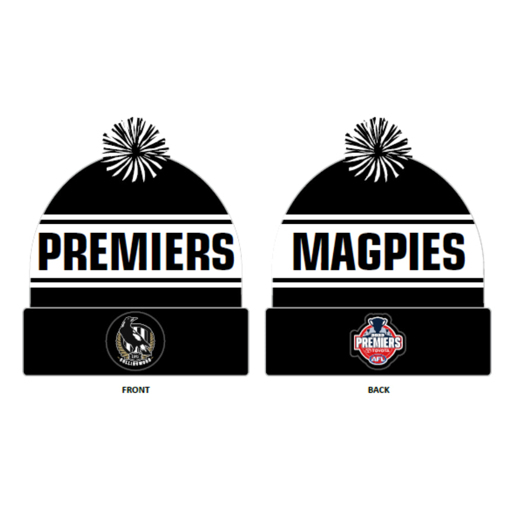 Collingwood Magpies 2023 Premiers Beanie