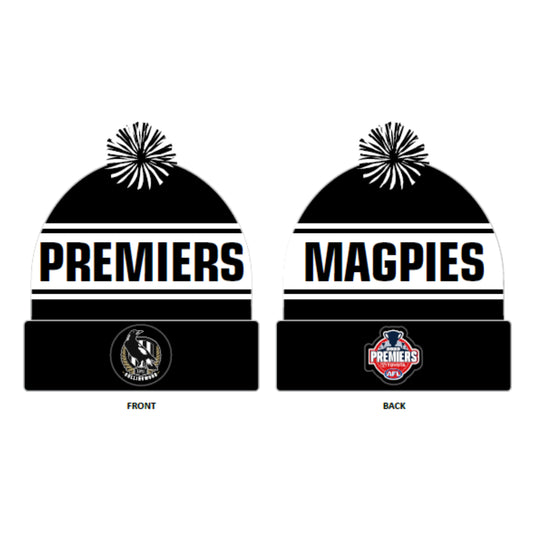 Collingwood Magpies 2023 Premiers Beanie