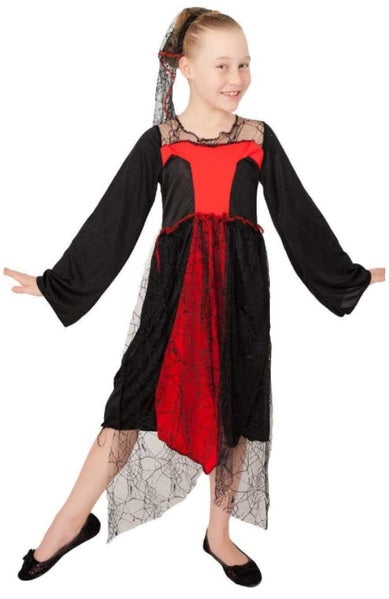 SALE SALE SALE                              Red Spider Witch Child Costume