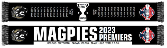 SALE SALE SALE                      Collingwood Magpies 2023 Premiership Scarf