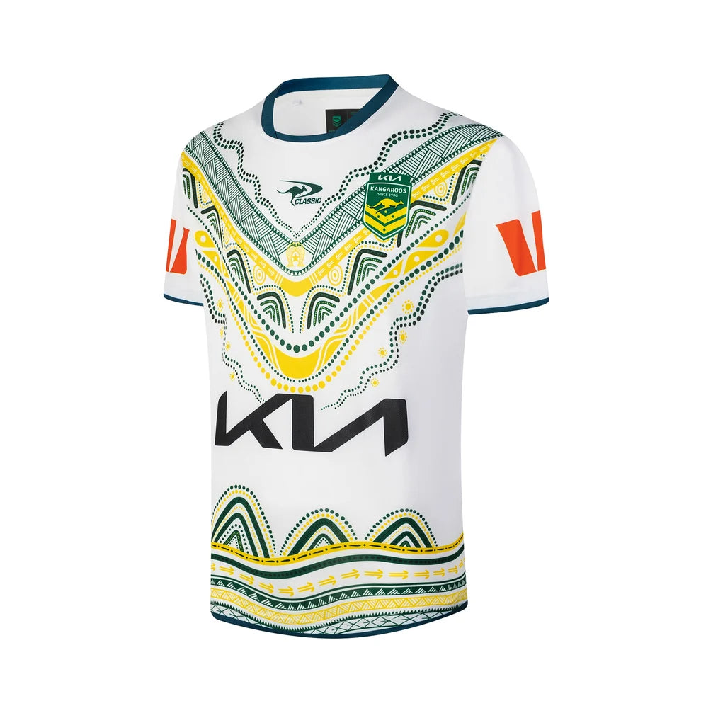 New Australian Kangaroos 2026/27 Classic World Rugby League Cup  Indigenous Jersey