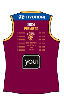 SALE SALE SALE     Brisbane Lions Adults 2024 Premiership Guernsey IN STORE NOW