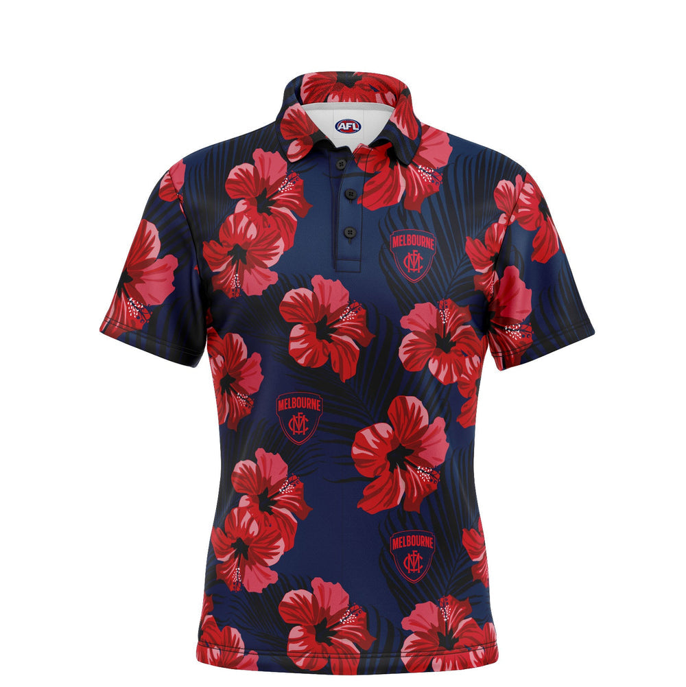 Melbourne Demons ‘Aloha’ Golf Polo Shirt