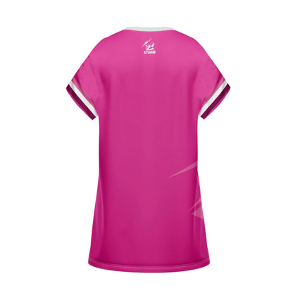 Melbourne Storm Girls 'Fuchsia Force' T-Shirt Dress