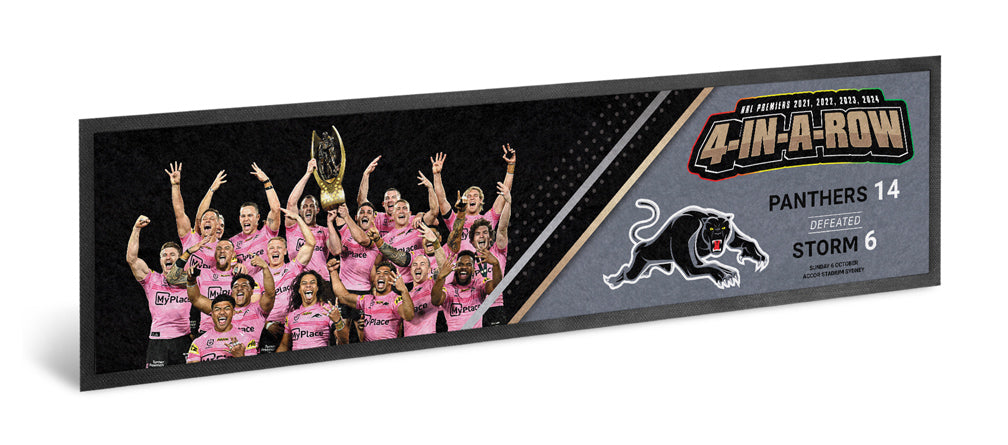 SALE SALE SALE          Penrith Panthers 2024 Premiers Team Photo Bar Runner