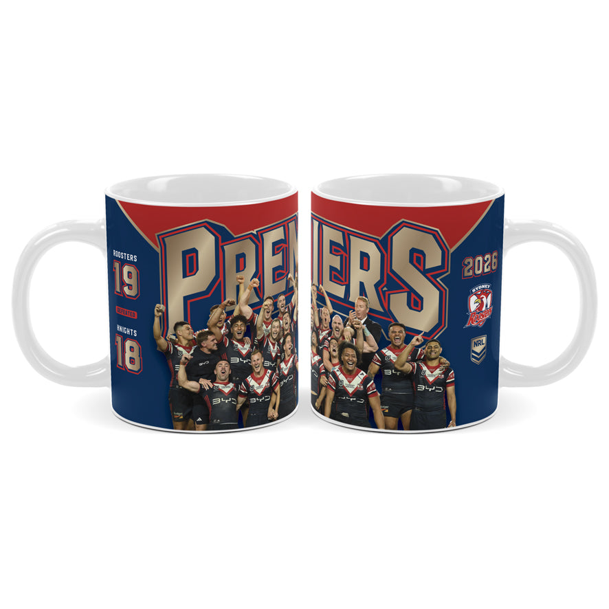 Sydney Roosters 2026 Premiers Team Photo Mug (Pre Order)