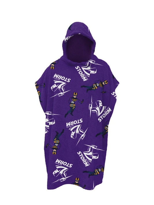 SALE SALE SALE                      Melbourne Storm Kids Youth Hooded Beach Towel