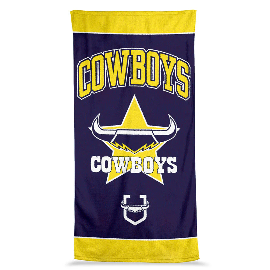 North Queensland Cowboys Jumbo Beach Bath Towel