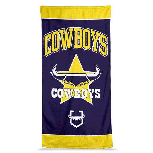 North Queensland Cowboys Jumbo Beach Bath Towel