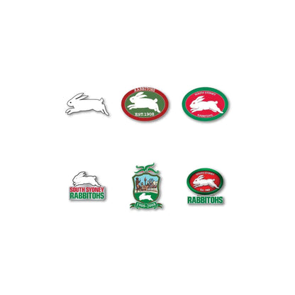 Rabbitohs Logo Pin Set