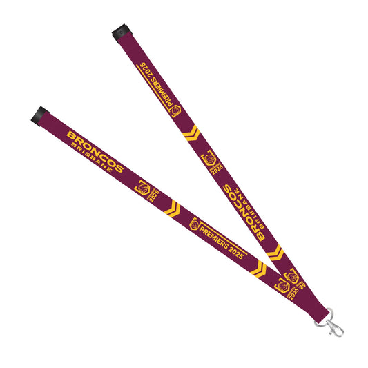 Brisbane Broncos 2025 Premiers Lanyard (Pre Order)
