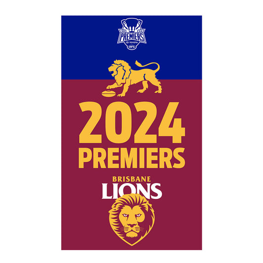 SALE SALE SALE                              AFL Premiership 2024 Brisbane Lions Flag 90cm X 150cm