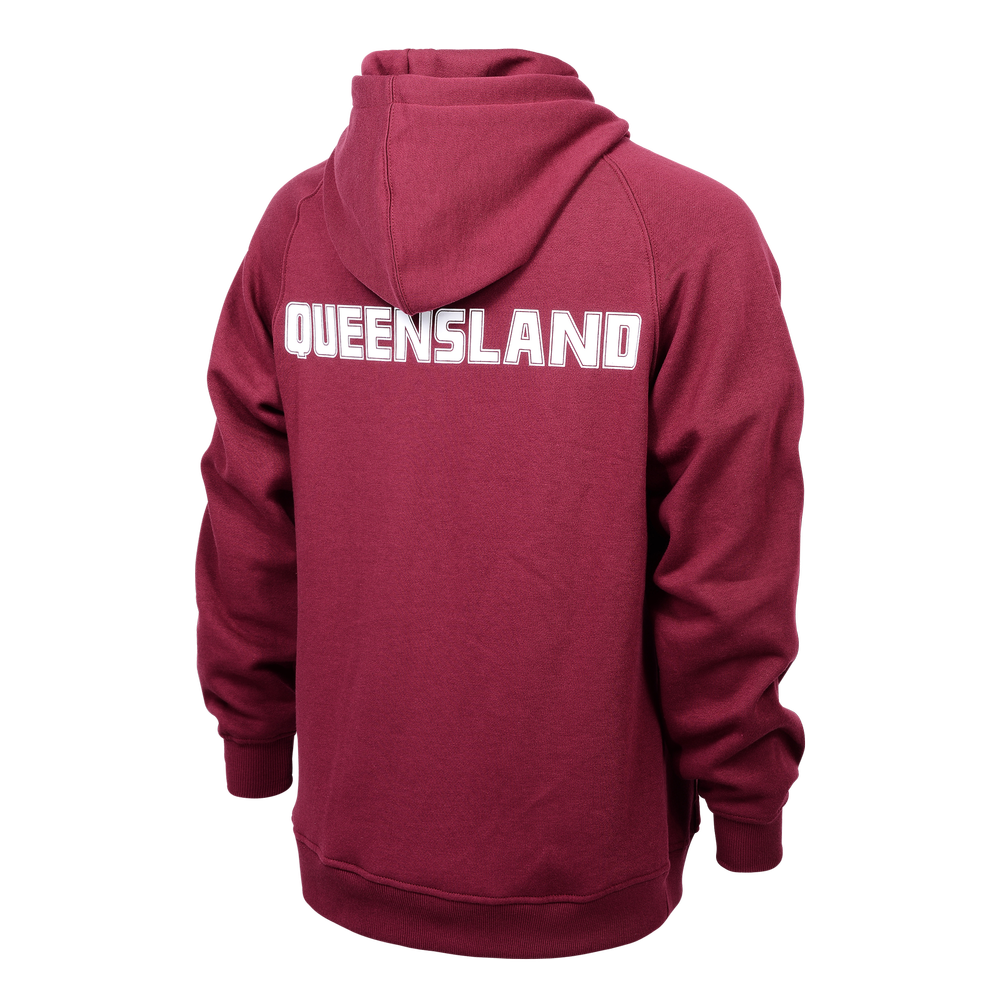 Queensland Maroons 2023 Heritage Retro Zip Through Hoodie
