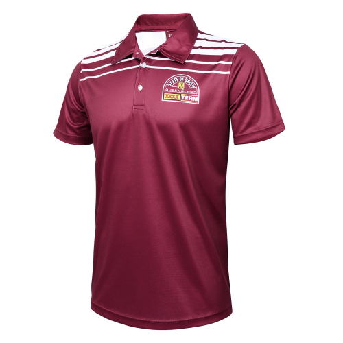 QLD Maroons Retro Heritage Supporter Polo