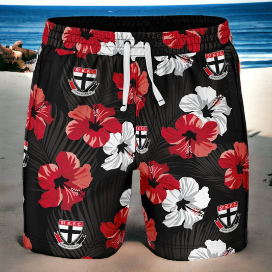 SALE SALE SALE                St Kilda Saints 'Aloha' Volley Swim Shorts