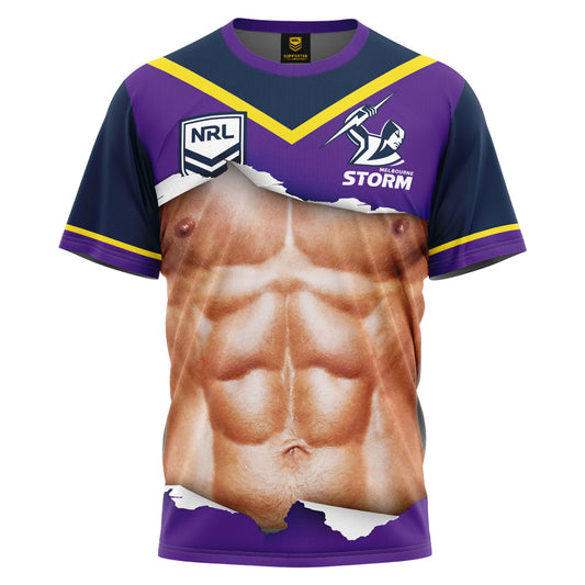 SALE SALE  SALE    Melbourne Storm Ripped Tee