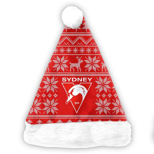 SALE SALE SALE        Sydney Swans Xmas Santa Hat