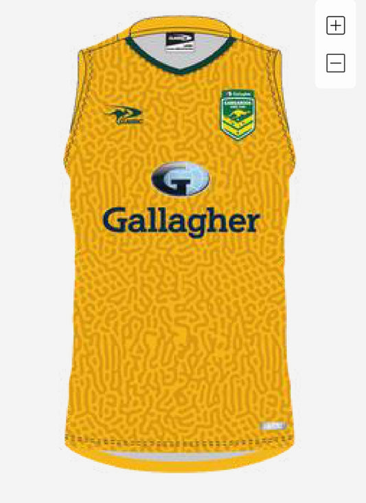 Australian Kangaroos ARL/NRL 2024 Training Singlet