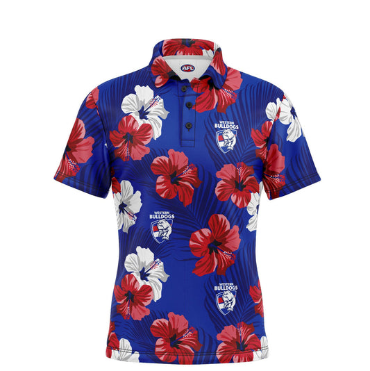 Western Bulldogs ‘Aloha’ Golf Polo Shirt