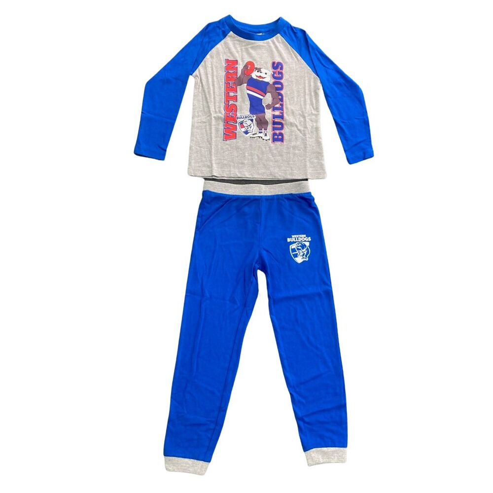 SALE SALE  SALE                                Western Bulldogs Kids Raglan Sleeve Cuffed PJS