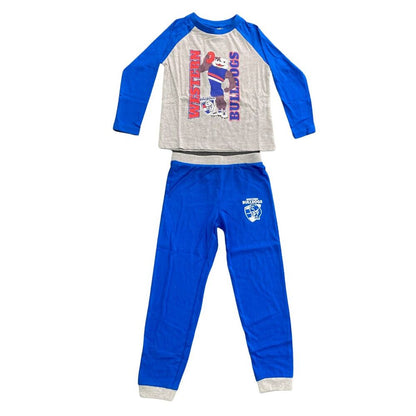 SALE SALE  SALE                                Western Bulldogs Kids Raglan Sleeve Cuffed PJS