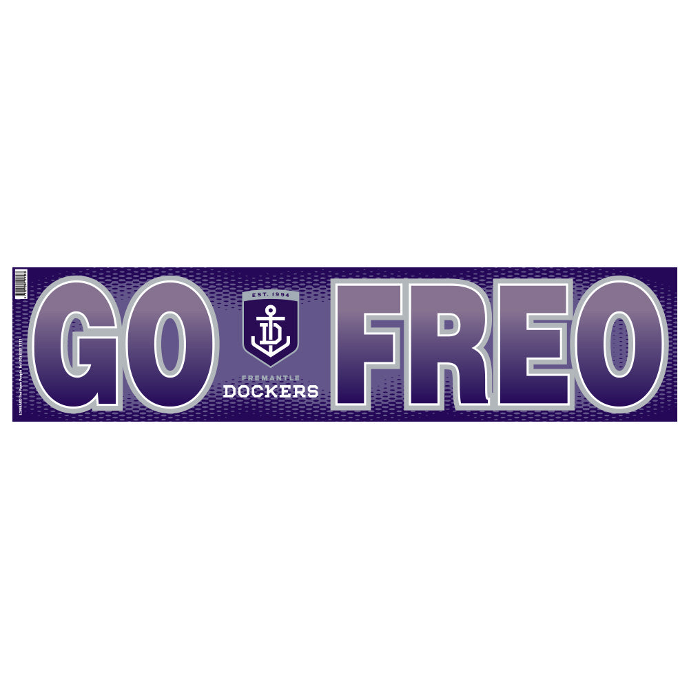 Fremantle Dockers Go Banner (Pre Order)
