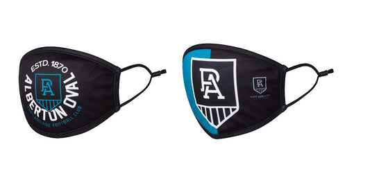 Port Adelaide Power Set Of 2 Face Masks