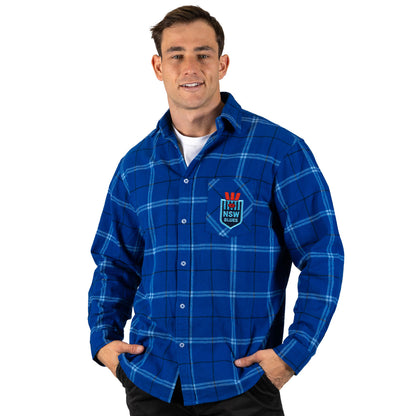 SALE SALE SALE                      State of Origin NSW 'Mustang' flannelette shirt
