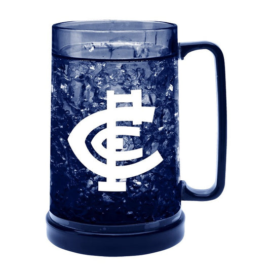 Carlton Blues AFL Ezy Freeze Colour  Frosty Mug Beer Stein Cup