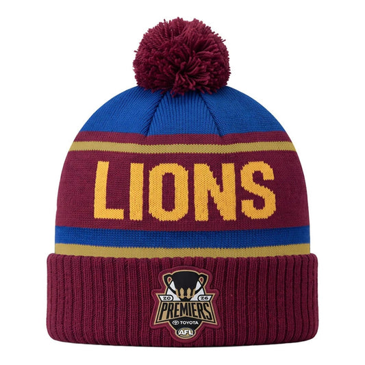 AFL Brisbane Lions 3PEAT 2026 Premiers Supporter Scarf