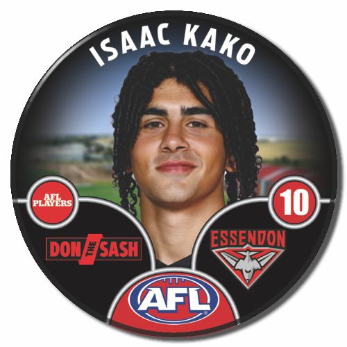 2025 Essendon Bombers Isacc Kako Badge