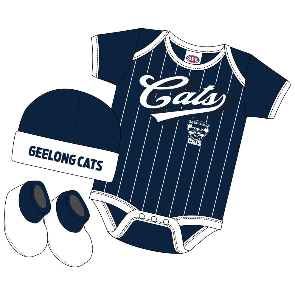 Geelong Cats Infant Lullaby 3 piece set