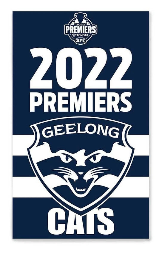 SALE SALE SALE                AFL Geelong Cats 2022 Premiership Flag