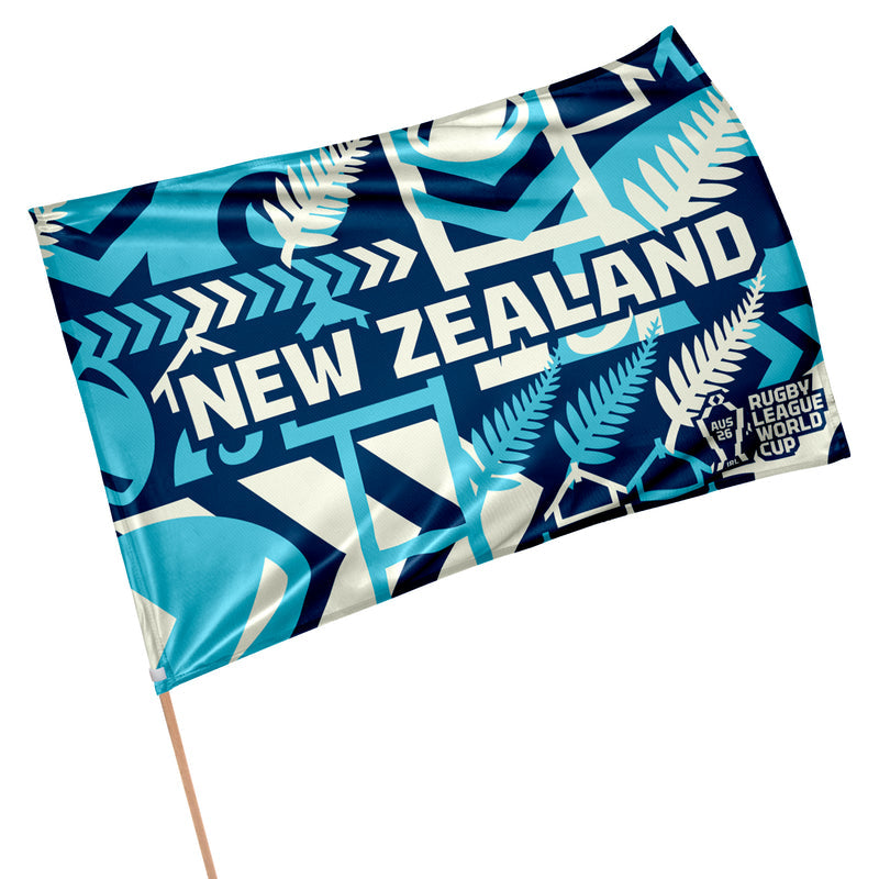 New Zealand Rugby League World Cup 2026 Game Day Flag