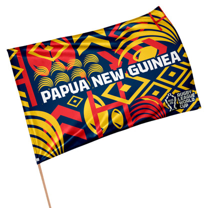 Papua New Guinea Rugby League World Cup 2026 Game Day Flag